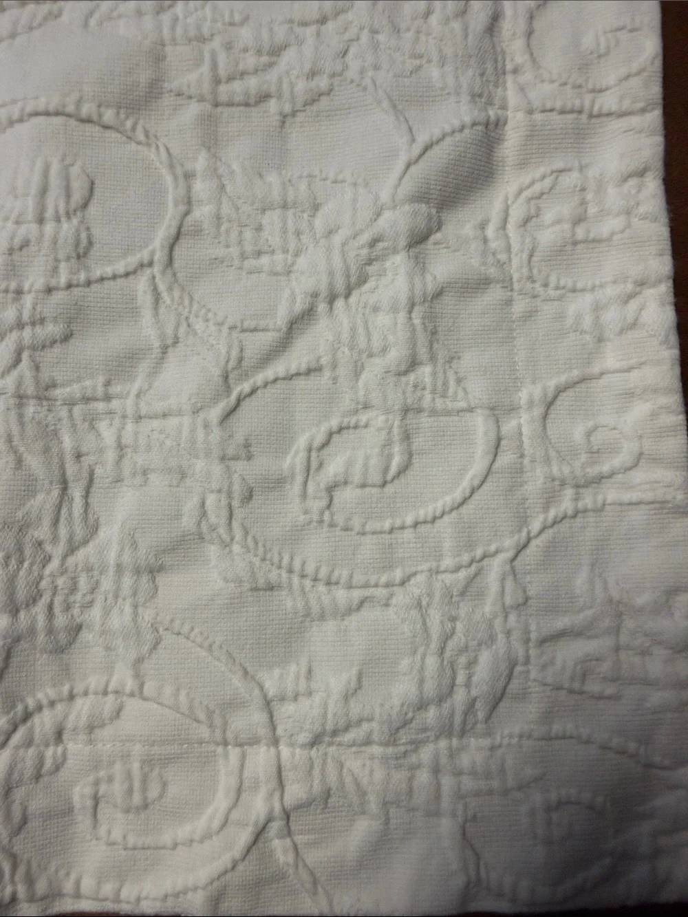 2 Pottery Barn ivory Maltese Euro shams
